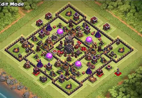 coc best defence base th9